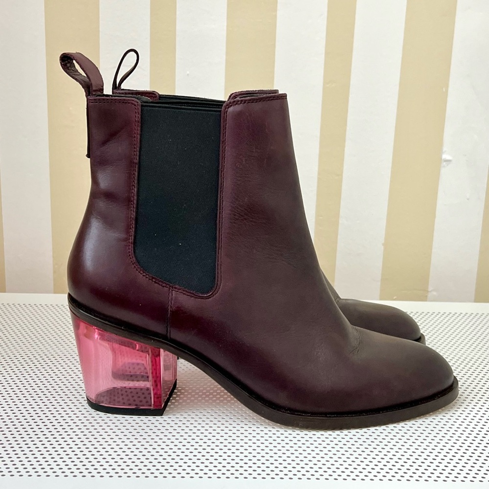 Paul Smith Burgundy Chelsea Boots